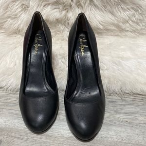 Cole Haan Air Violet Pumps 90 Black Textured Women's Size 8 B